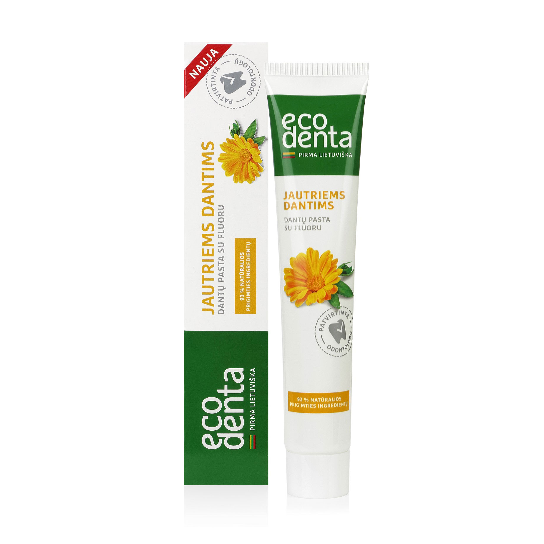 

Уцінка! Зубна паста Ecodenta Sensitivity Relief Toothpaste з екстрактом календули, 75 мл