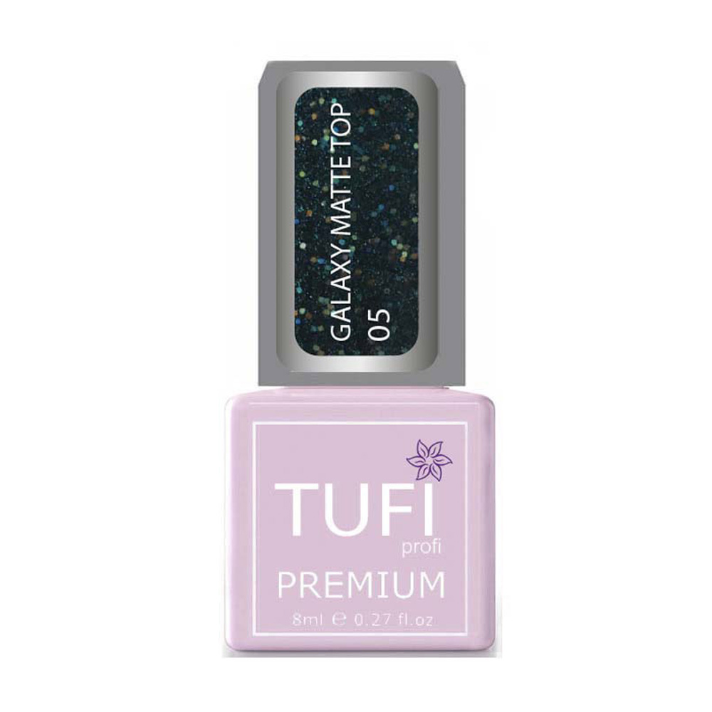 

Топ для гель-лаку Tufi profi Premium Galaxy Matte Top 05 Денеб, 8 мл