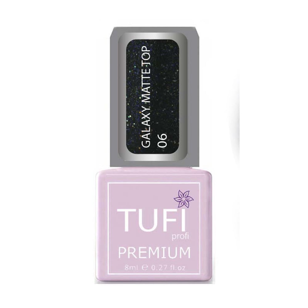 

Топ для гель-лаку Tufi profi Premium Galaxy Matte Top 06 Капела, 8 мл