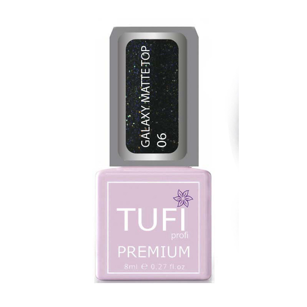 

Уцінка! Топ для гель-лаку Tufi Profi Premium Galaxy Matte Top 06 Капела, 8 мл