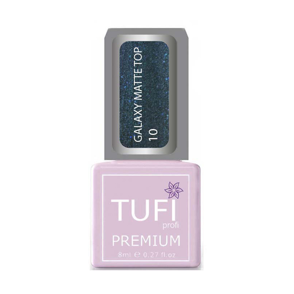 

Уцінка! Топ для гель-лаку Tufi Profi Premium Galaxy Matte Top 10 Оріон, 8 мл
