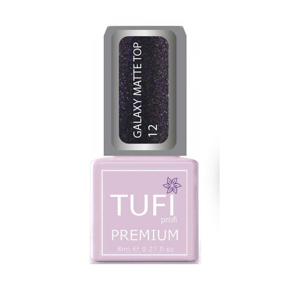 

Уцінка! Топ для гель-лаку Tufi Profi Premium Galaxy Matte Top 12 Персей, 8 мл