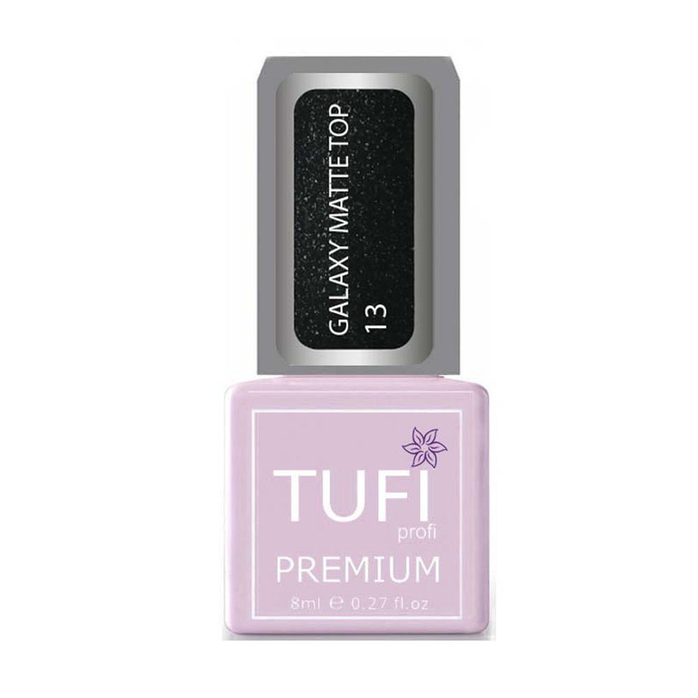

Уцінка! Топ для гель-лаку Tufi Profi Premium Galaxy Matte Top 13 Сіріус, 8 мл
