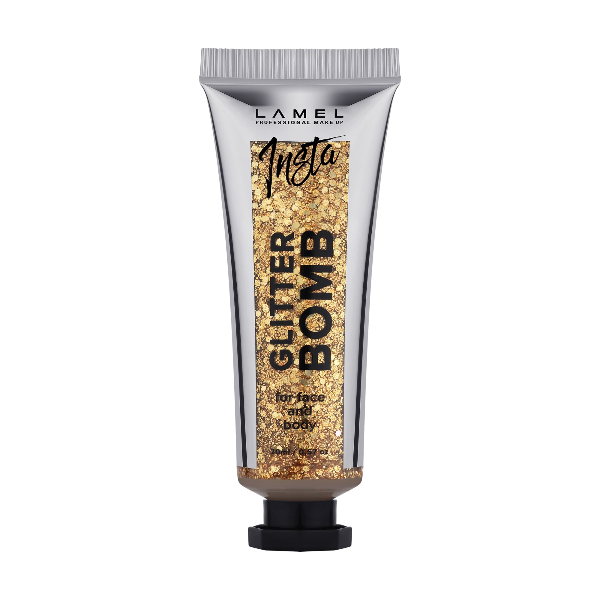 Рідкий глітер для макіяжу LAMEL Make Up Insta Glitter Bomb for Face and Body 402, 20 мл