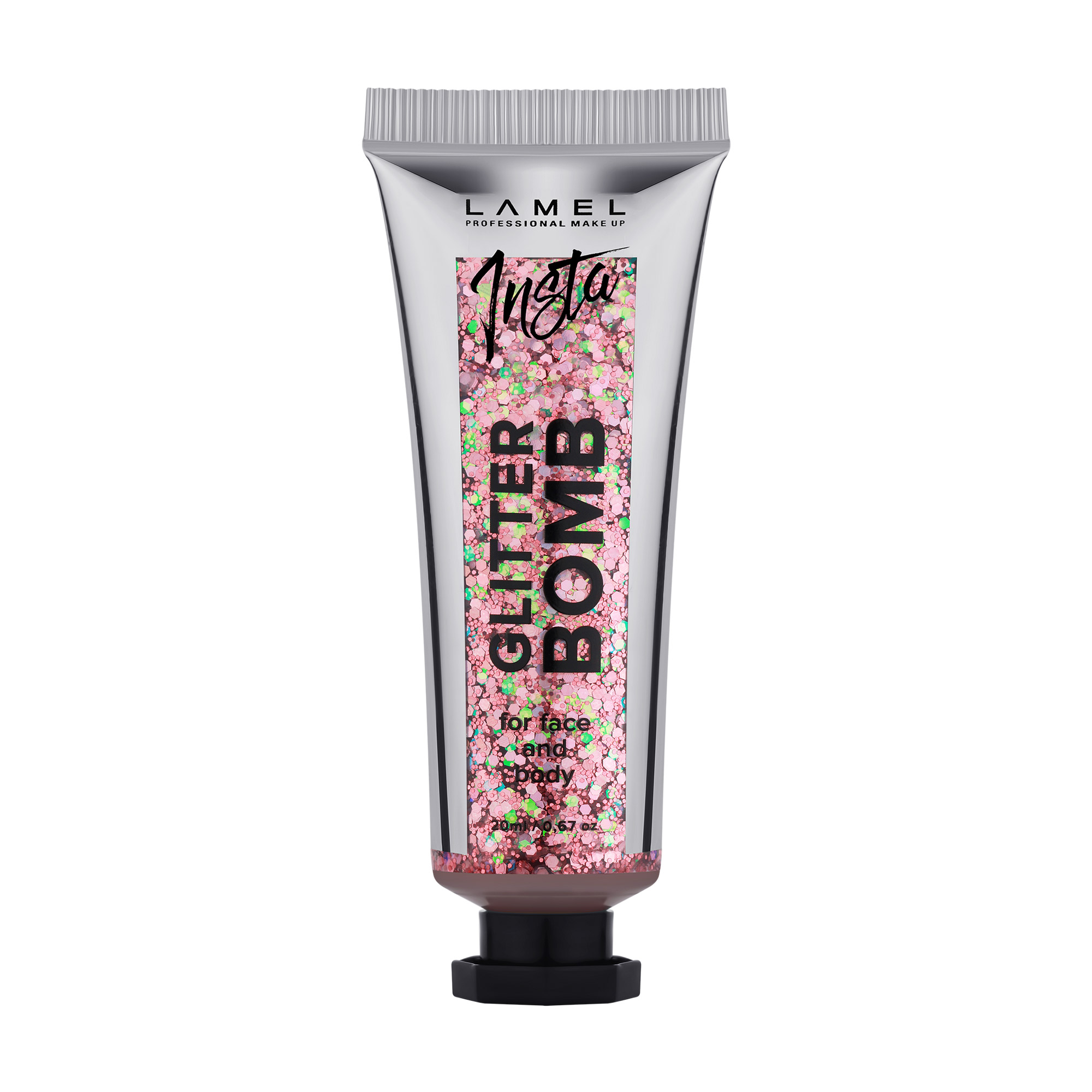 

Рідкий глітер для макіяжу LAMEL Make Up Insta Glitter Bomb for Face and Body 403, 20 мл