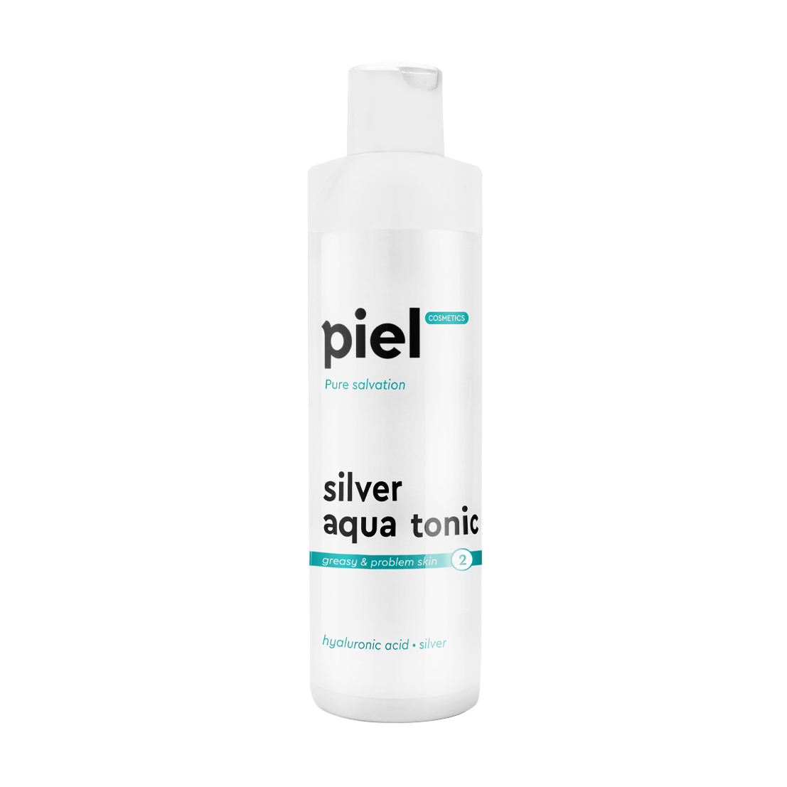 

Тонік для обличчя Piel Cosmetics Pure Salvation Silver Aqua Tonic для проблемної шкіри, 250 мл