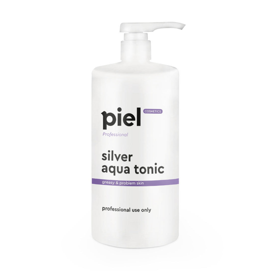 

Тонік для обличчя Piel Cosmetics Professional Silver Aqua Tonic для проблемної шкіри, для професійного використання, 1 л