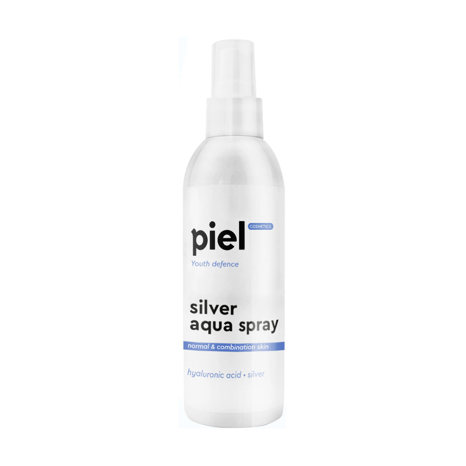 

Зволожувальний спрей для обличчя Piel Cosmetics Youth Defence Silver Aqua Spray для нормальної та комбінованої шкіри, 100 мл