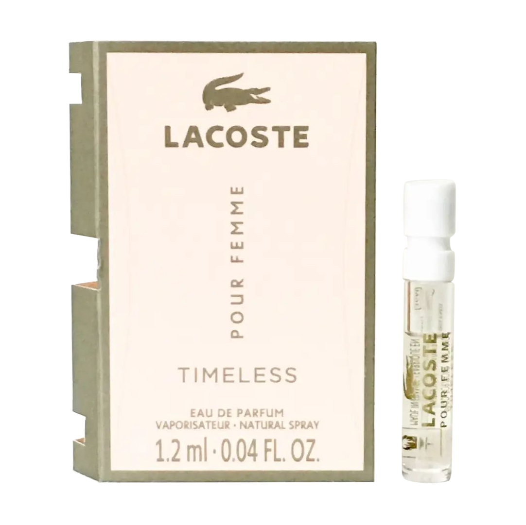 

Lacoste Pour Femme Timeless Парфумована вода жіноча, 1.2 мл (пробник)