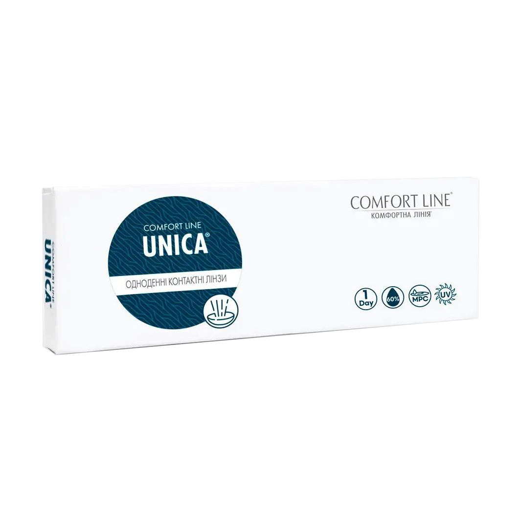 

Контактні лінзи -0.75 Comfort Line Unica одноденні, 30 шт*1 уп