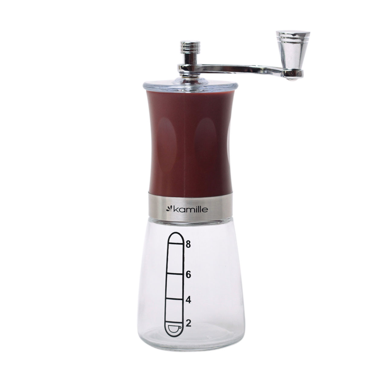 

Ручна кавомолка Kamille, 18.5*6.5 см (KM-7026)