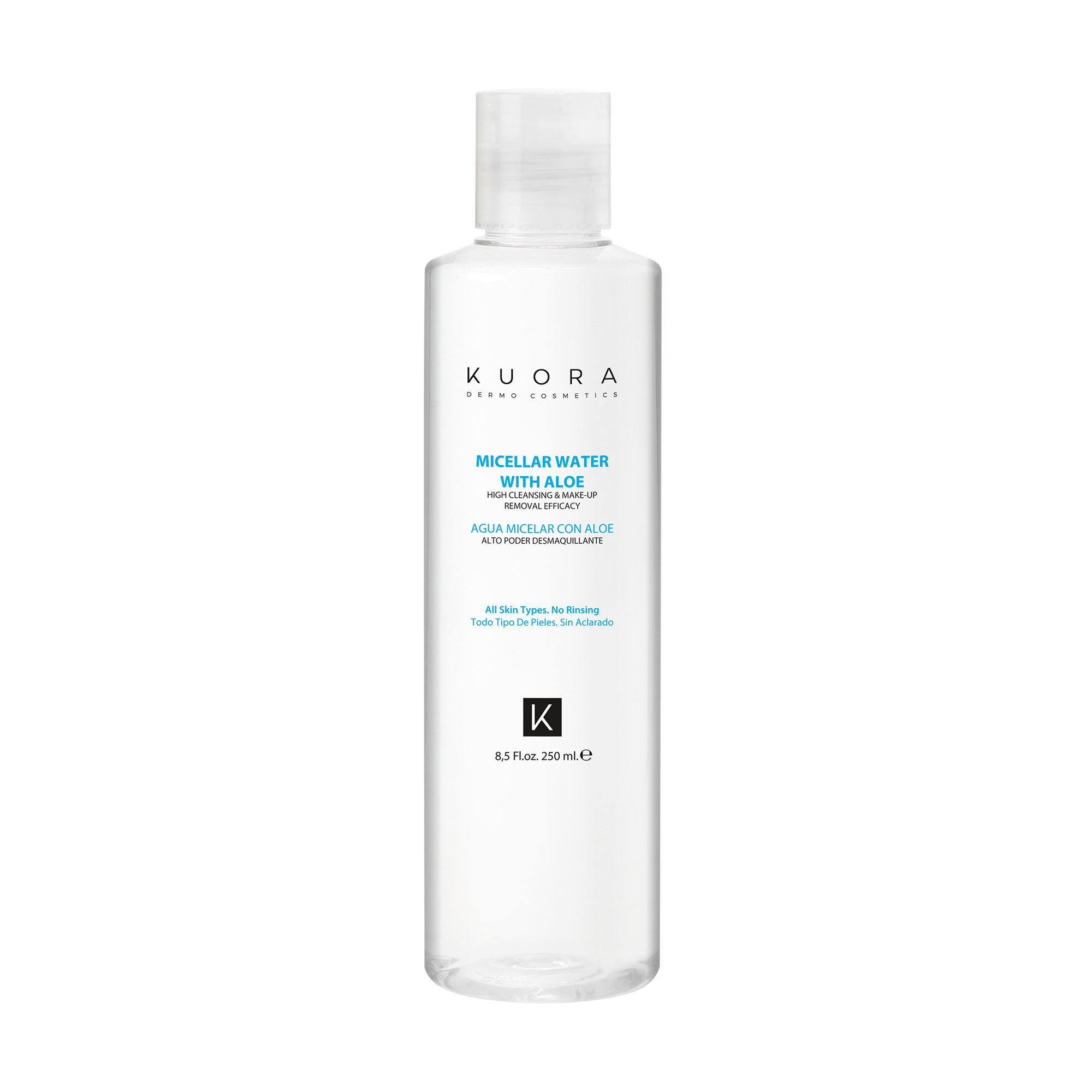 Акція на Міцелярна вода Kuora Dermocosmetics Micellar Water with Aloe Barbadensis, 250 мл від Eva