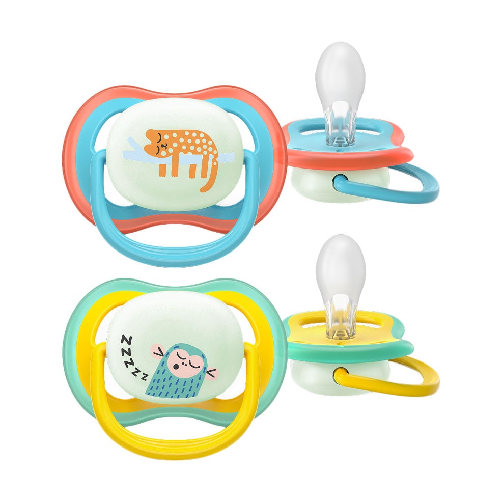 

Пустушка PHILIPS AVENT Ultra Air нічна, від 1.5 року, 2 шт (SCF376/32)