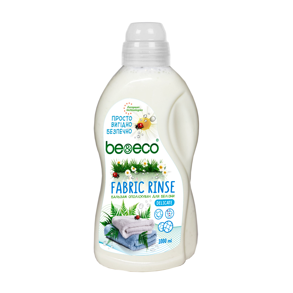 

Бальзам-ополіскувач для білизни Be&Eco Delicate, 1 л