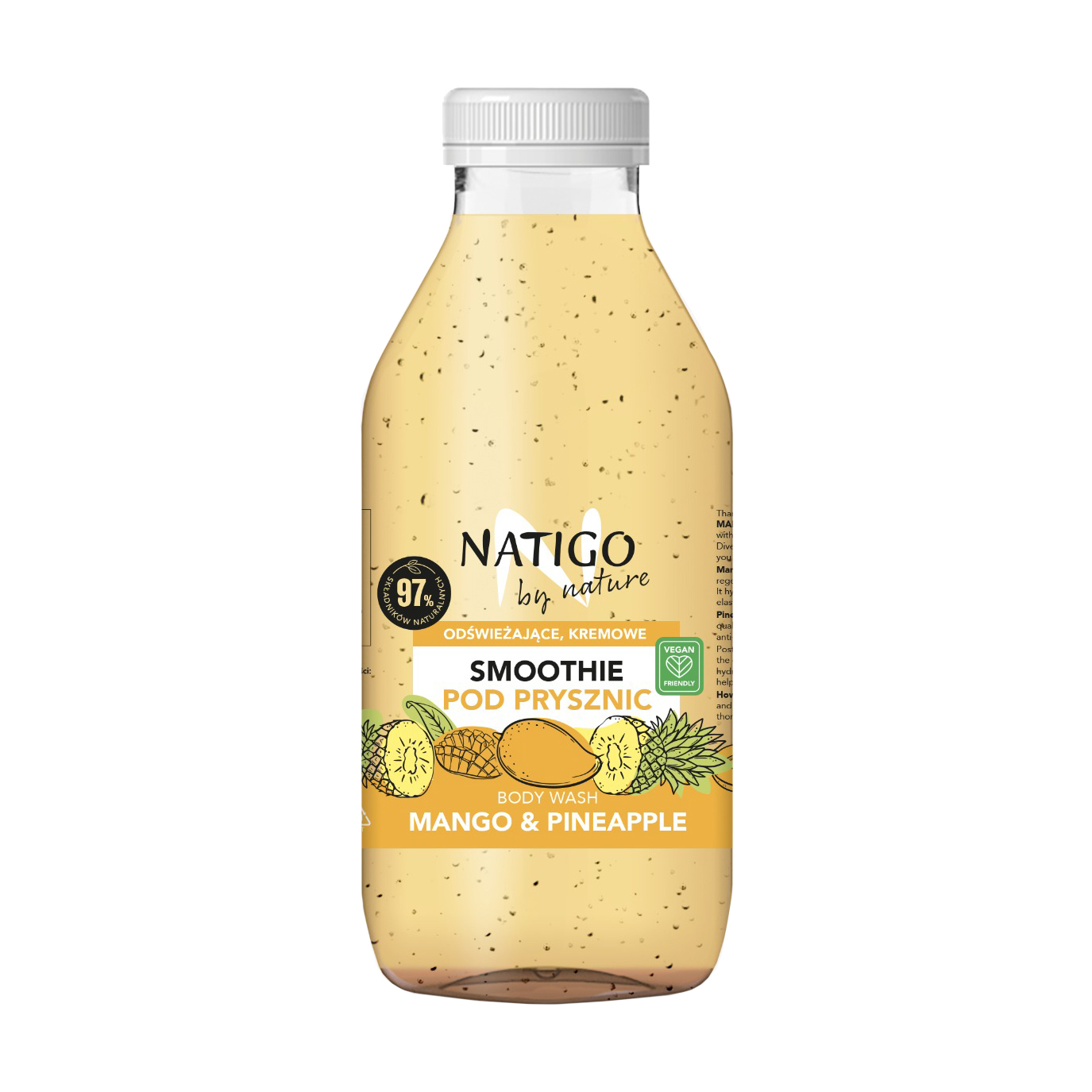 

Смузі для душу Natigo by Nature з манго та ананасом, 400 мл
