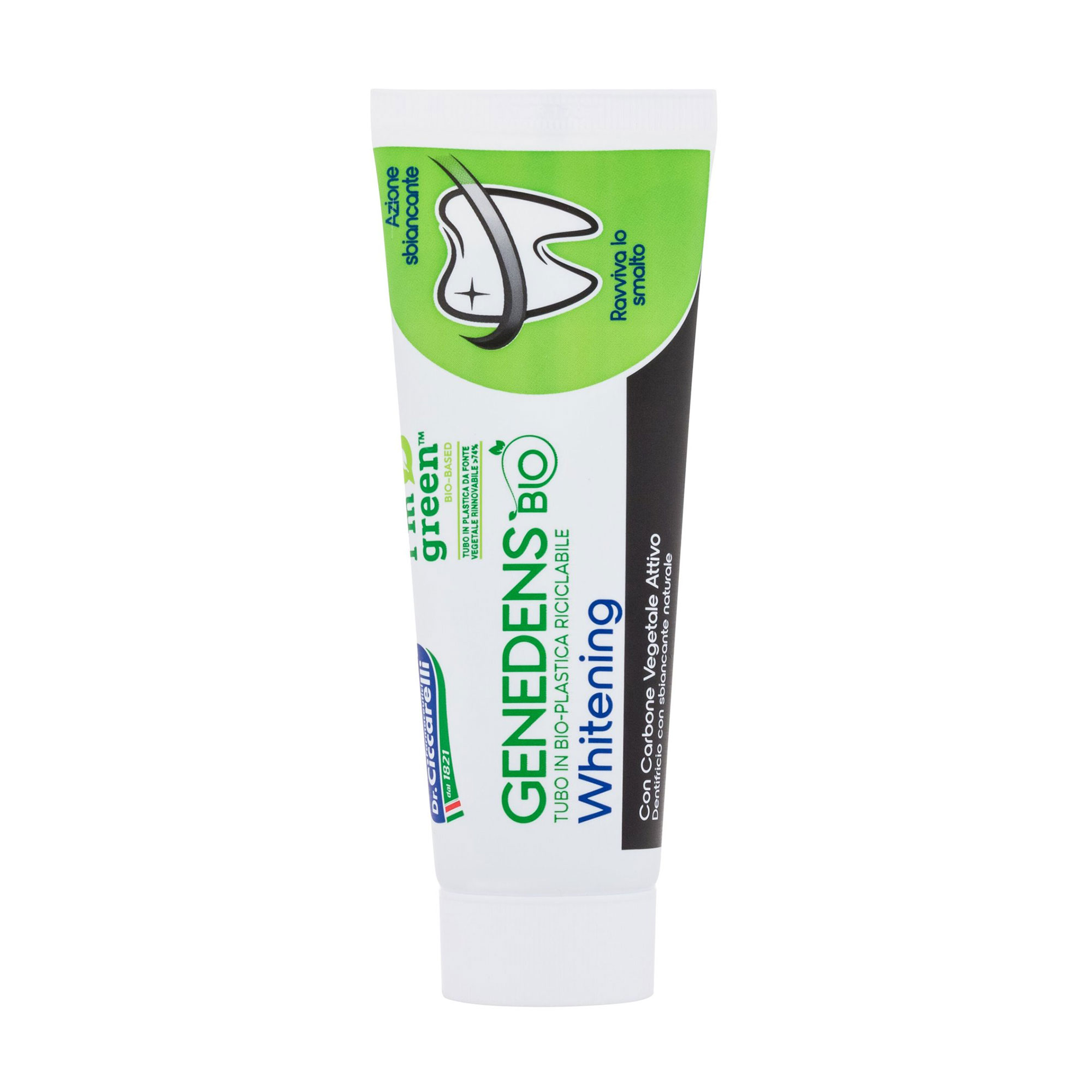 

Уцінка! Відбілювальна зубна паста Dr. Ciccarelli Genedens Bio Whitening Toothpaste with Natural Carbon, 75 мл