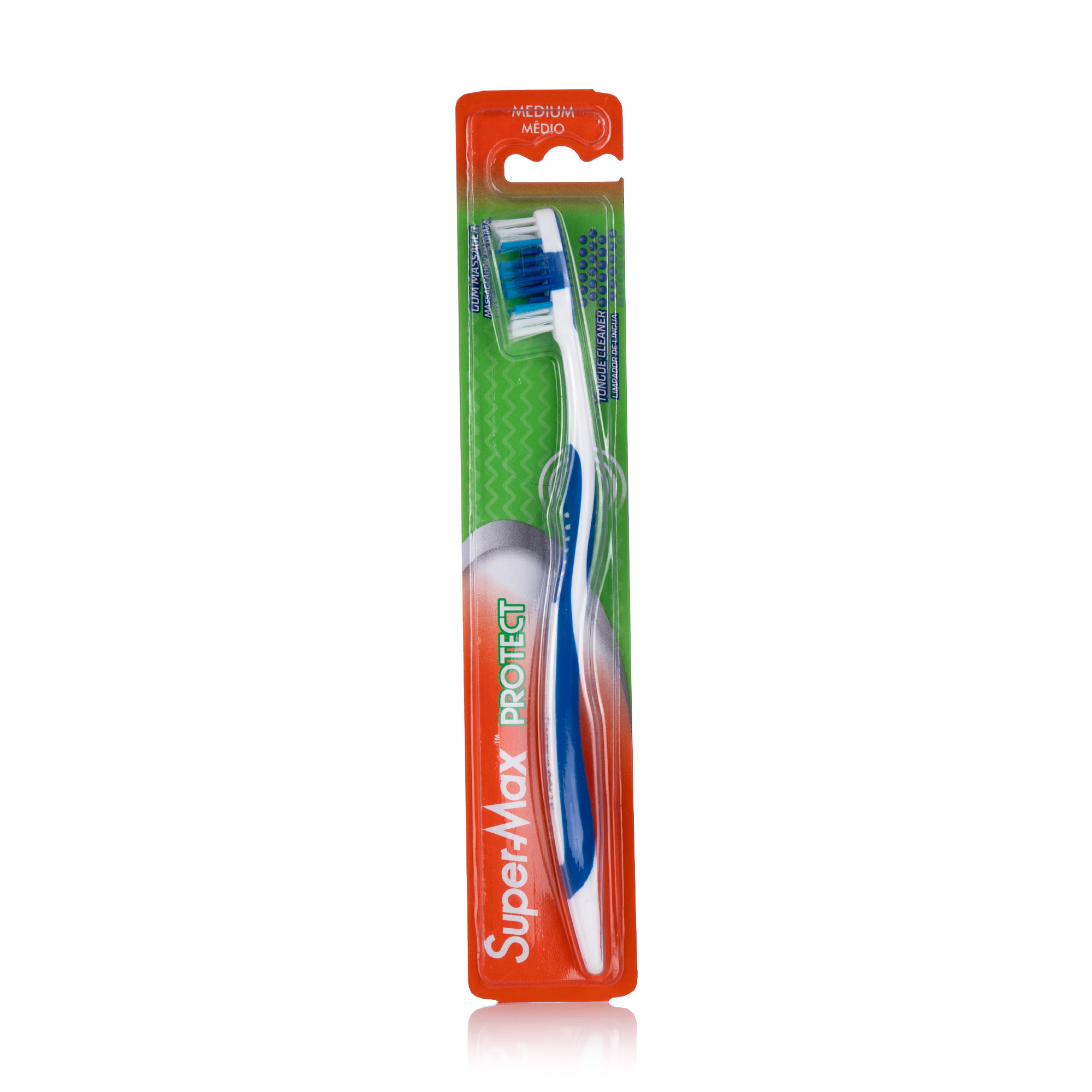 

Зубна щітка Super-Max Protect, середньої жорсткості, 1 шт