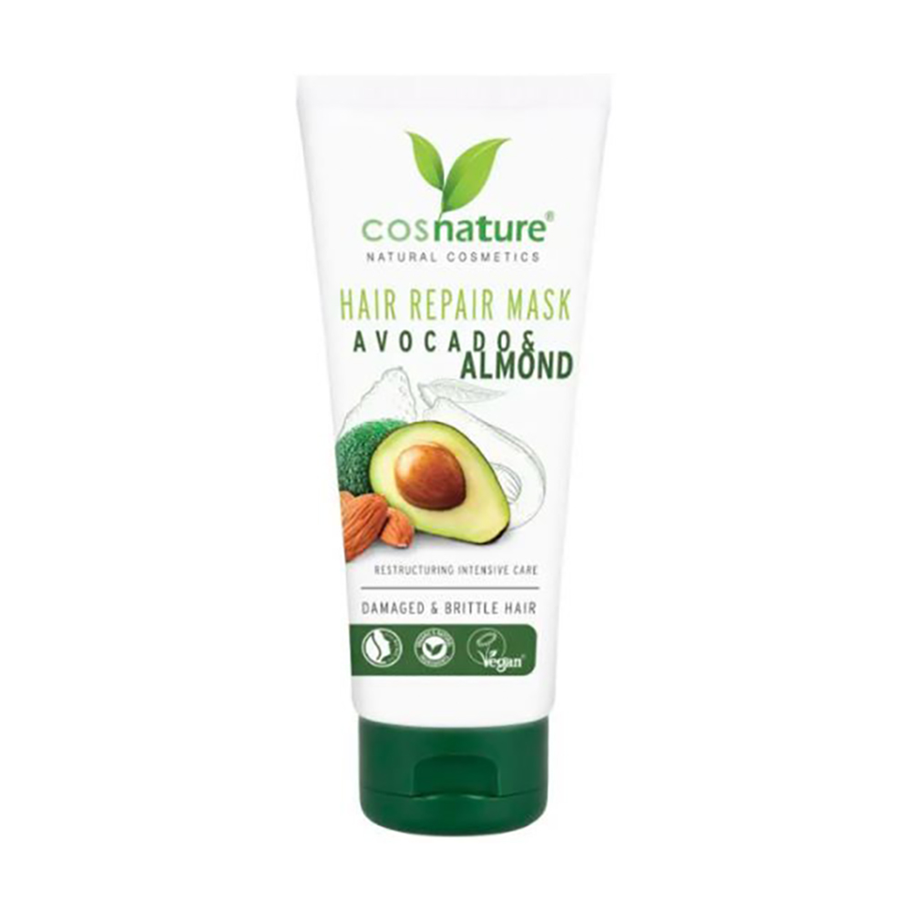 Відновлювальна маска для волосся Cosnature Almond & Avocado Hair Repair Mask, 100 мл