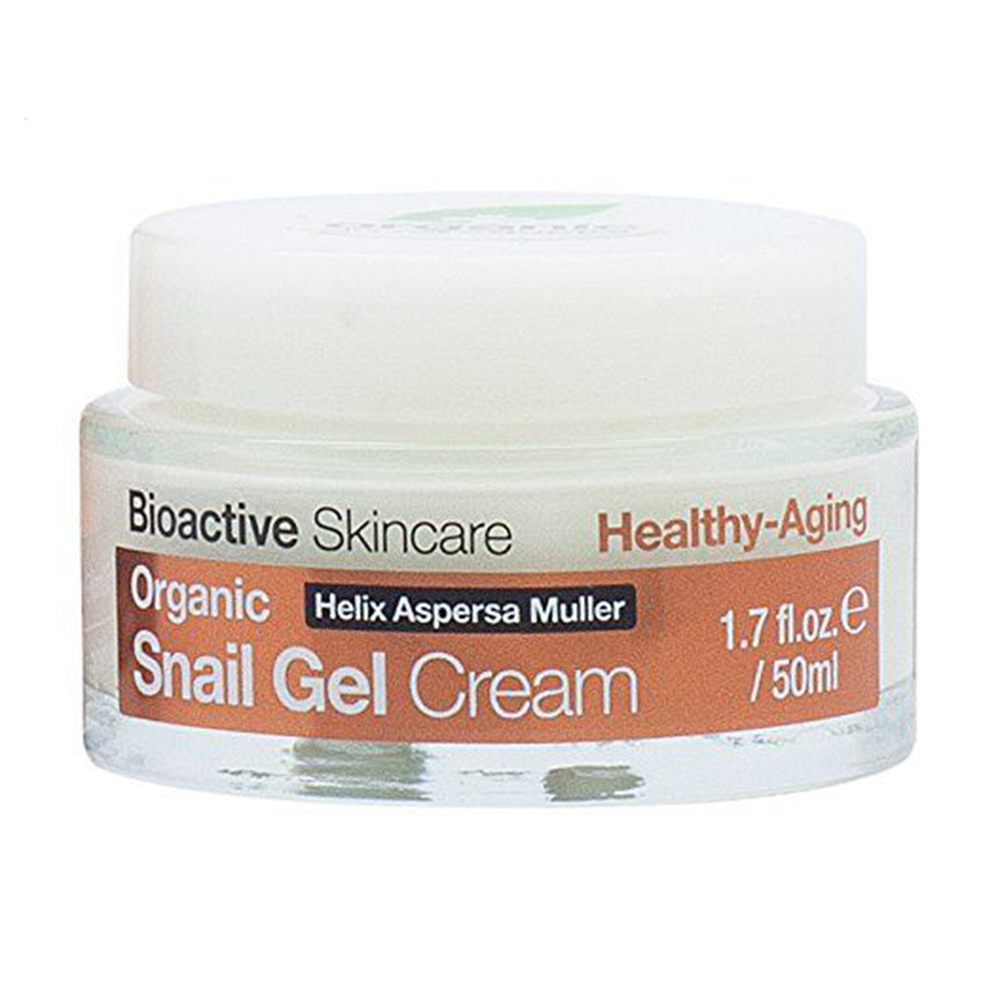 

Уцінка! Гель-крем для обличчя Dr. Organic Bioactive Skincare Snail Gel Cream з екстрактом секрету равлика, 50 мл