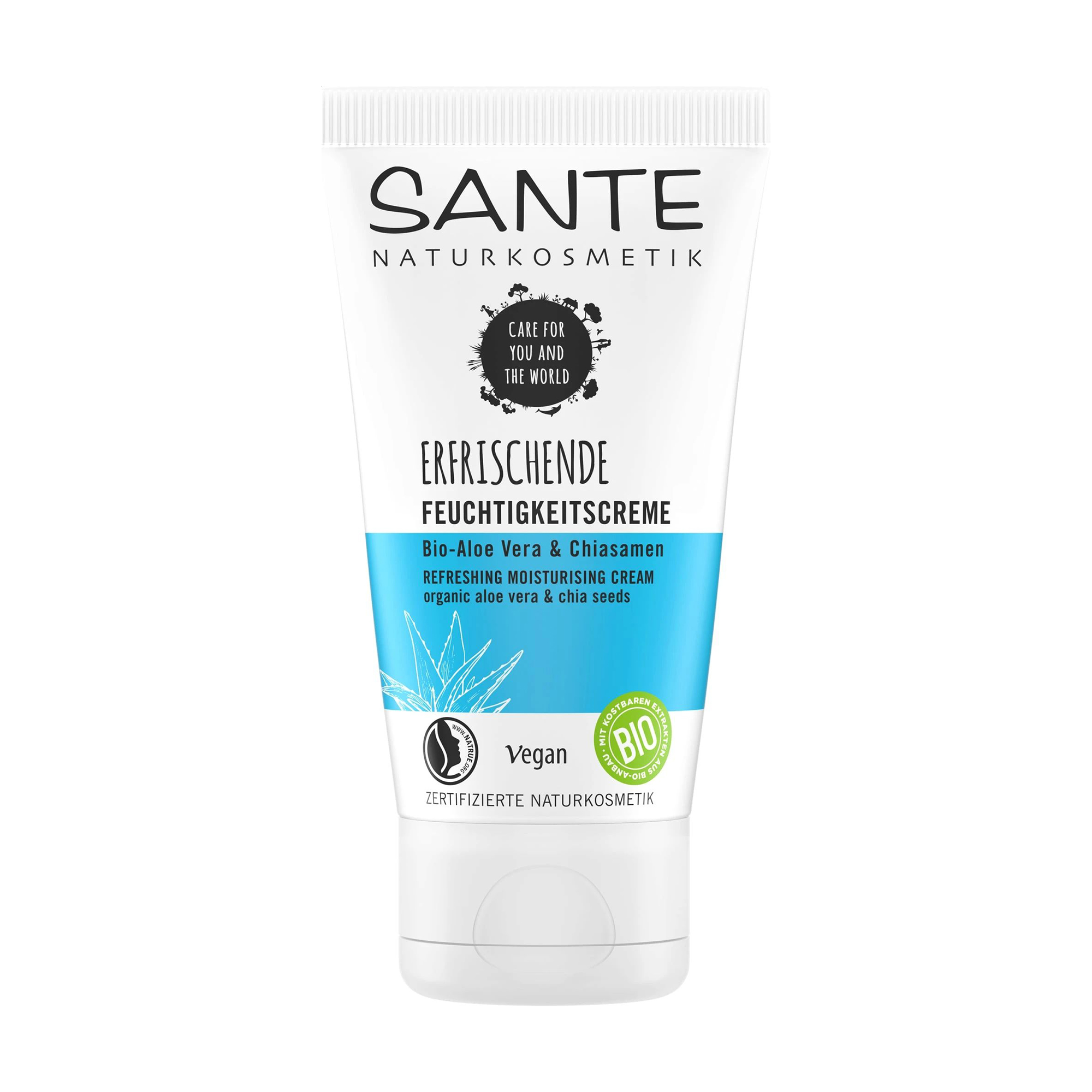 

Освіжальний зволожувальний крем для обличчя Sante Refreshing Moisture Cream з алое вера та насінням чіа, 50 мл