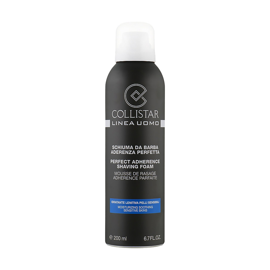

Чоловіча зволожувальна піна для гоління Collistar Perfect Adherence Shaving Foam Sensitive Skins, 200 мл