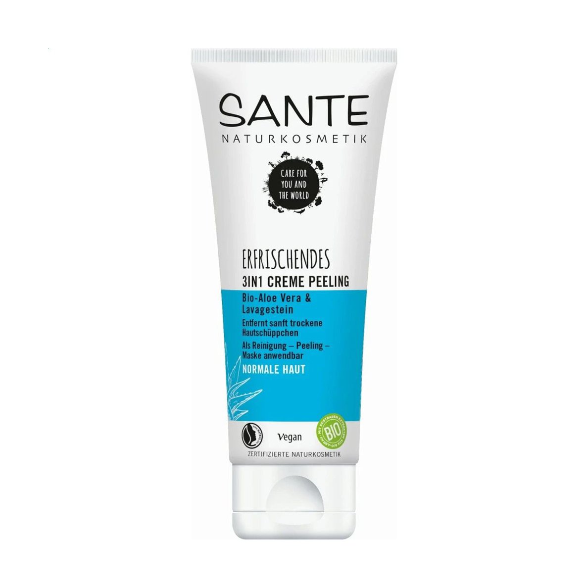 

Освіжальний крем-пілінг 3 в 1 для обличчя Sante 3-in-1 Cream Peeling для нормальної шкіри, 100 мл