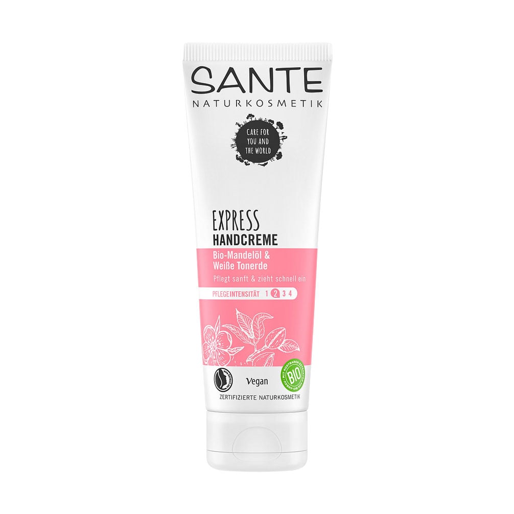 

Уцінка! Зволожувальний крем для рук Sante Express Handcreme з мигдальною олією та каоліновою глиною, 75 мл