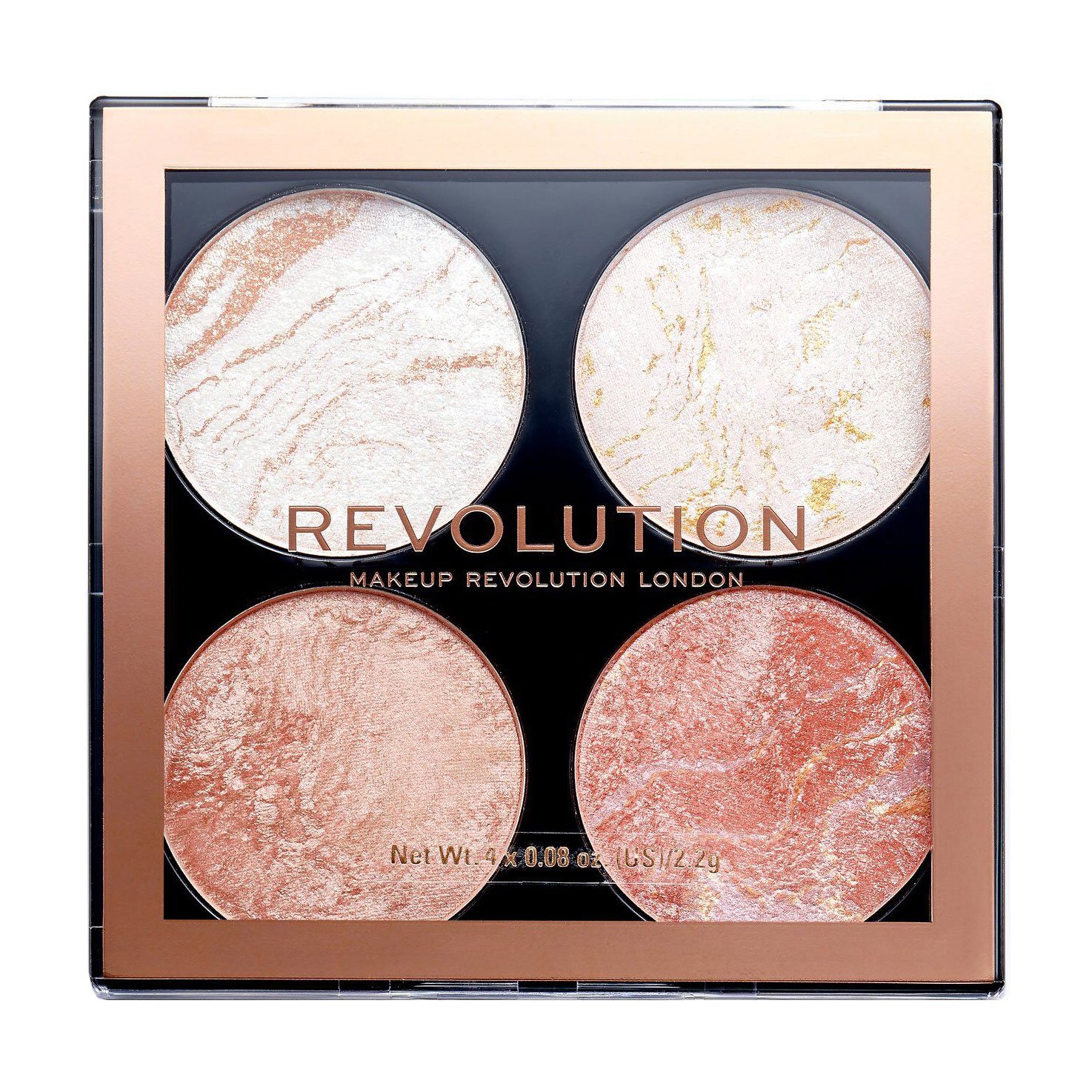 

Уцінка! Палетка для контурування обличчя Makeup Revolution Cheek Kit, Take a Breather, 8.8 г