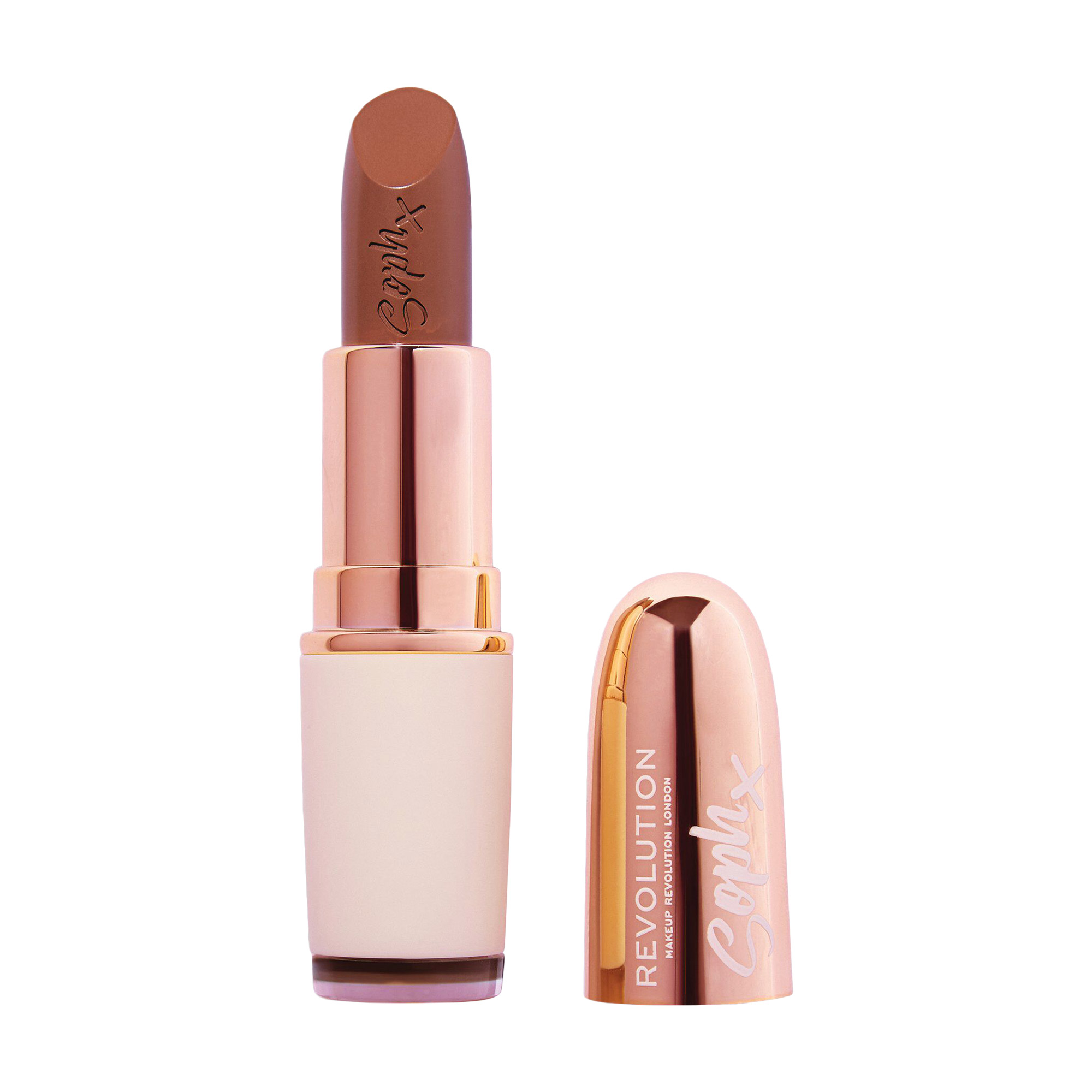 

Помада для губ Makeup Revolution Soph Nude Lipstick, Fudge, 10 г