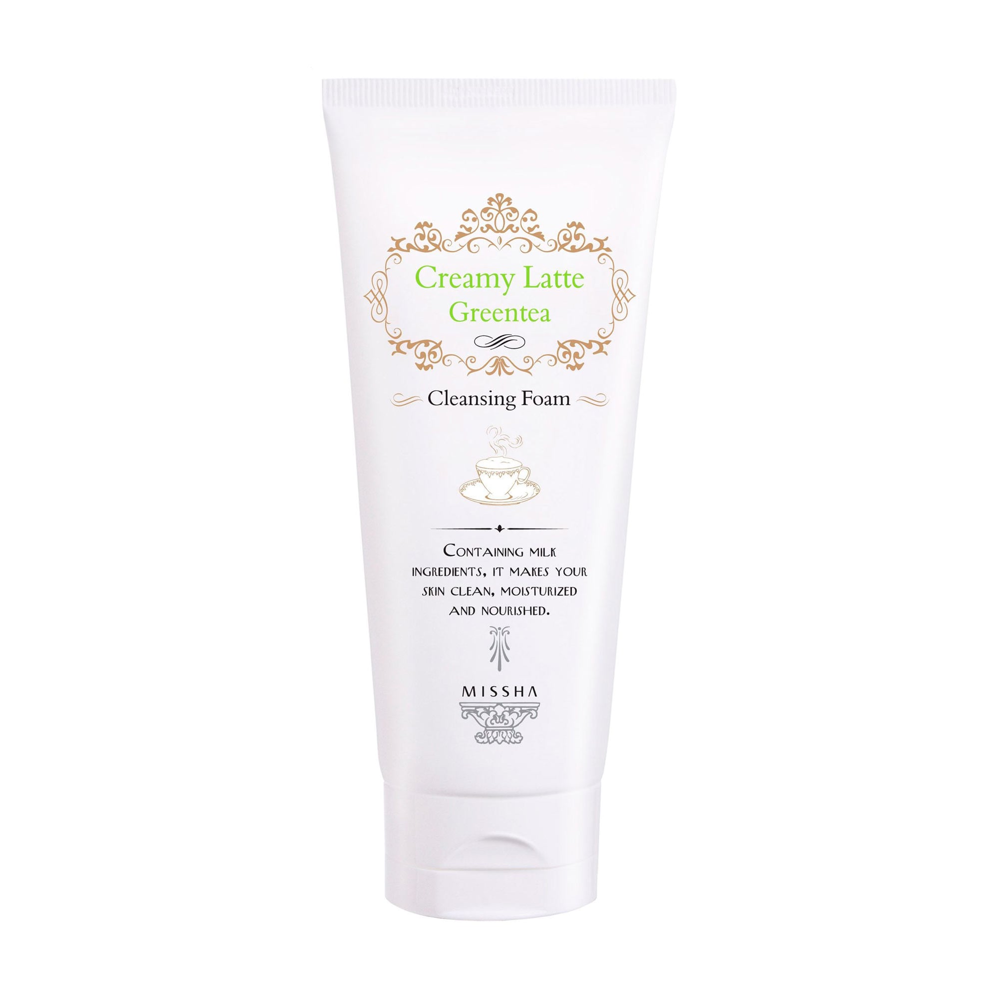 

Очищувальна пінка для вмивання Missha Creamy Latte Cleansing Foam Green Tea з зеленим чаєм, 172 мл