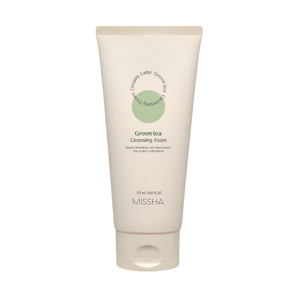 

Очищувальна пінка для вмивання Missha Creamy Latte Cleansing Foam Green Tea з зеленим чаєм, 172 мл