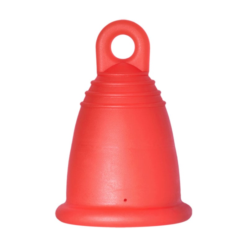 

Менструальна чаша з петлею Me Luna Classic Menstrual Cup Ring Red, розмір S