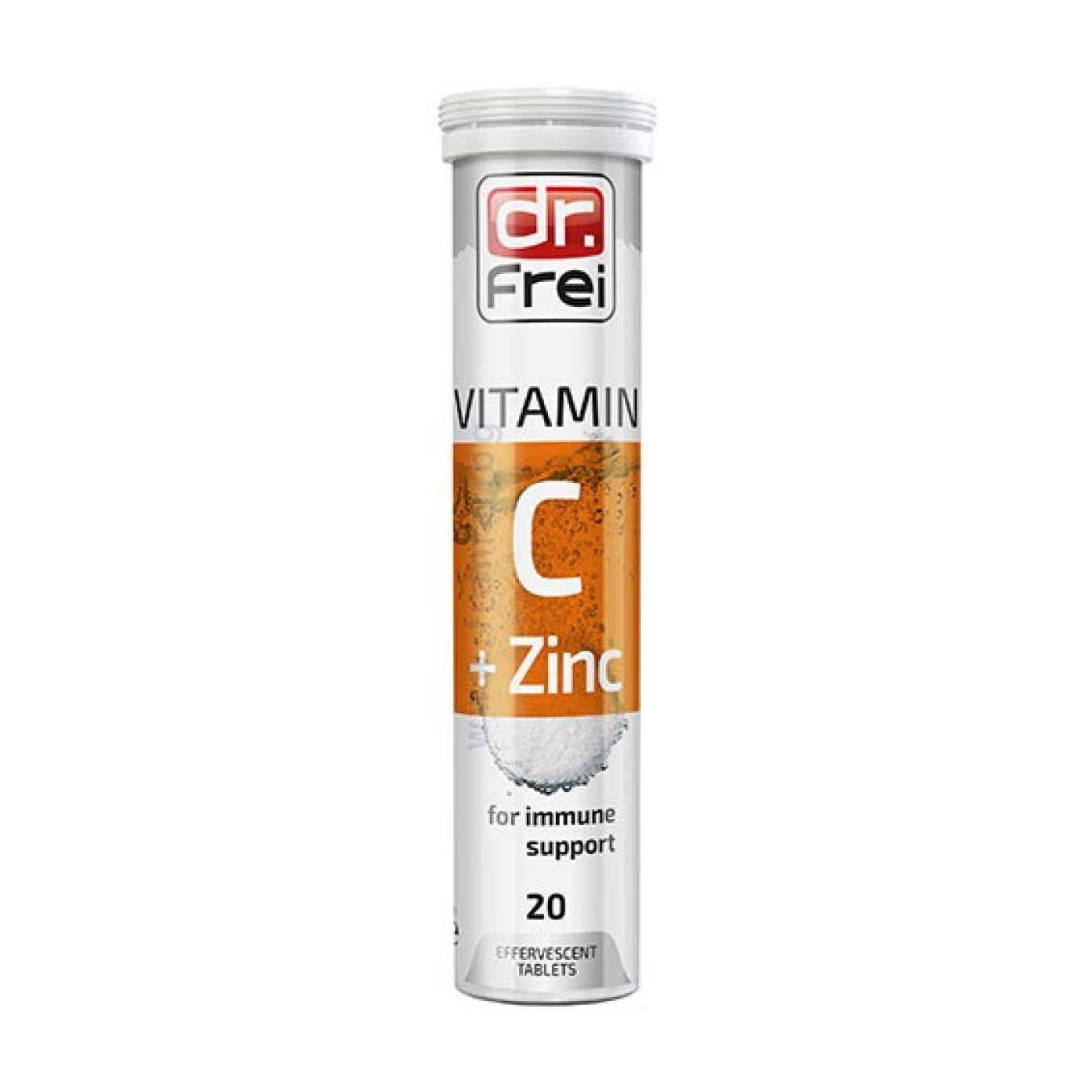 

Уцінка! Вітамін С та цинк Dr. Frei Vitamin C With Zink, 20 шипучих таблеток