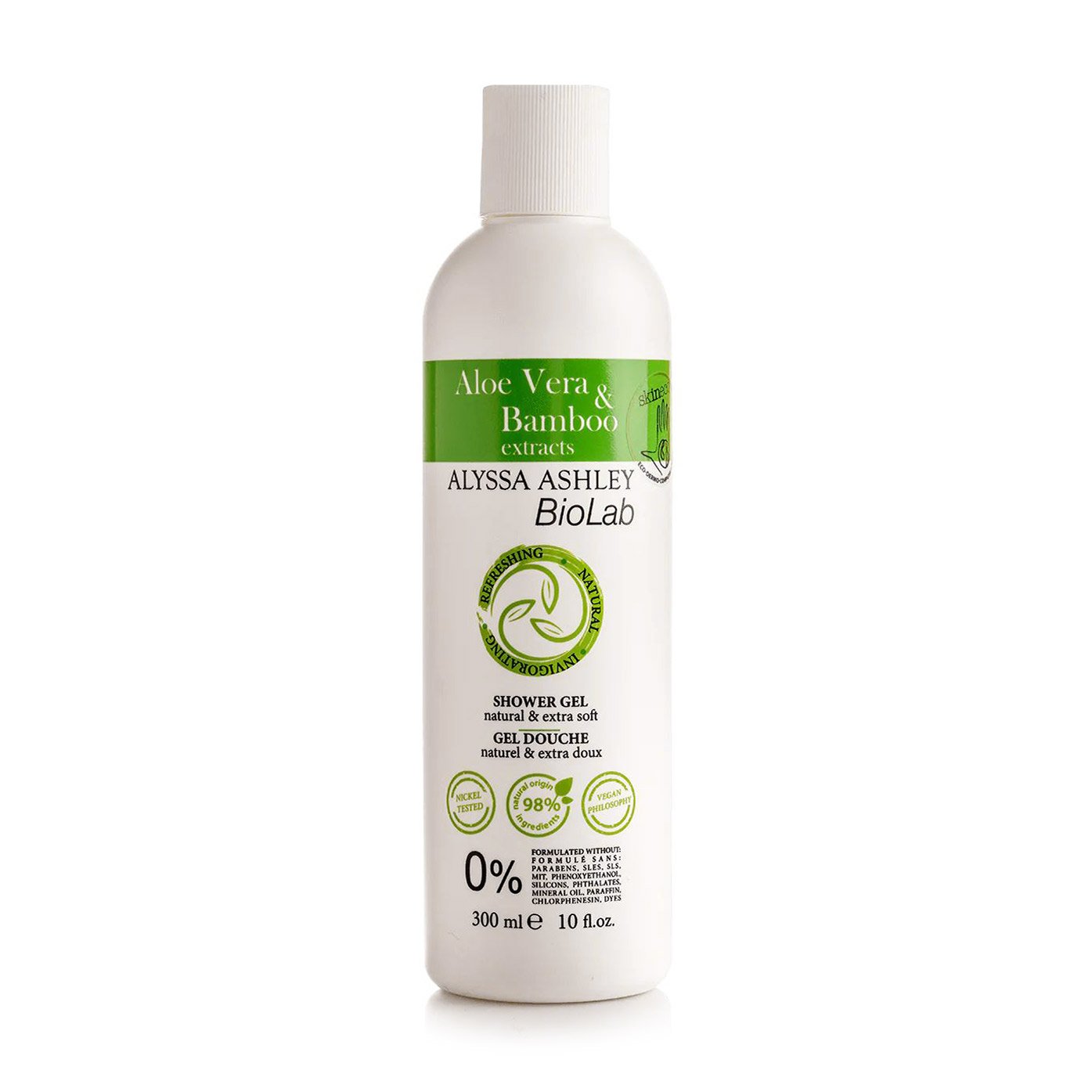 

Парфумований гель для душу Alyssa Ashley BioLab Aloe Vera & Bamboo жіночий, 300 мл