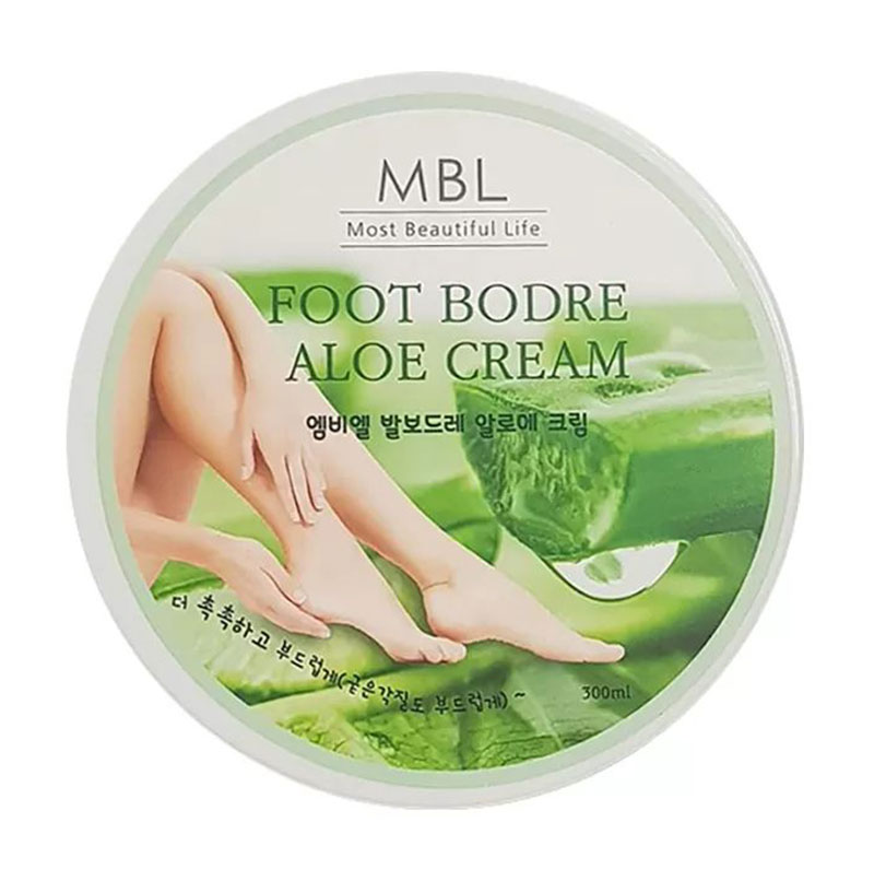 

Крем-дезодорант для ніг проти сухості та натоптишів MBL Foot Bodre Aloe Cream з алое, 300 мл