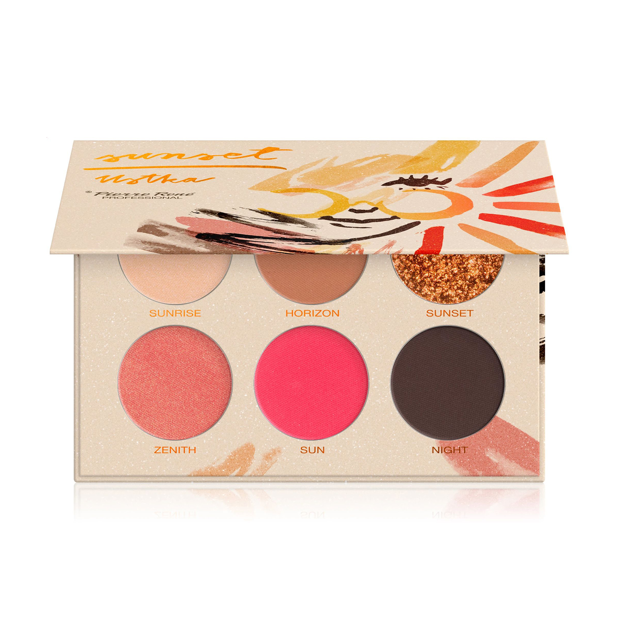 

Уцінка! Палетка тіней для повік Pierre Rene Professional Eyeshadow Palette, Sunset Ustka, 7.8 г