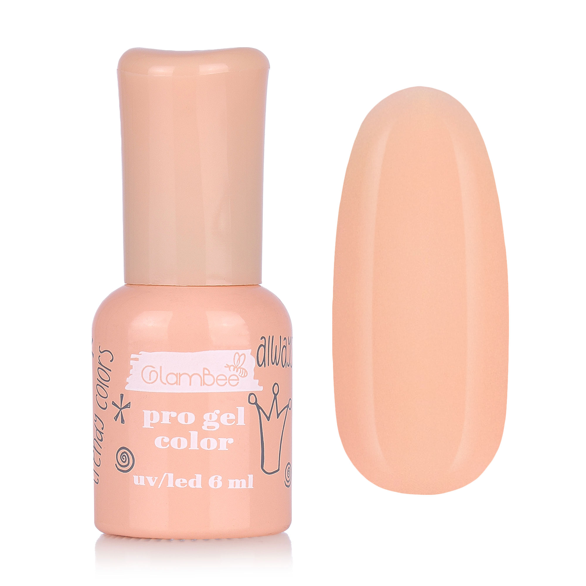 

Гель-лак для нігтів GlamBee ProGel Classic 143, 6 мл