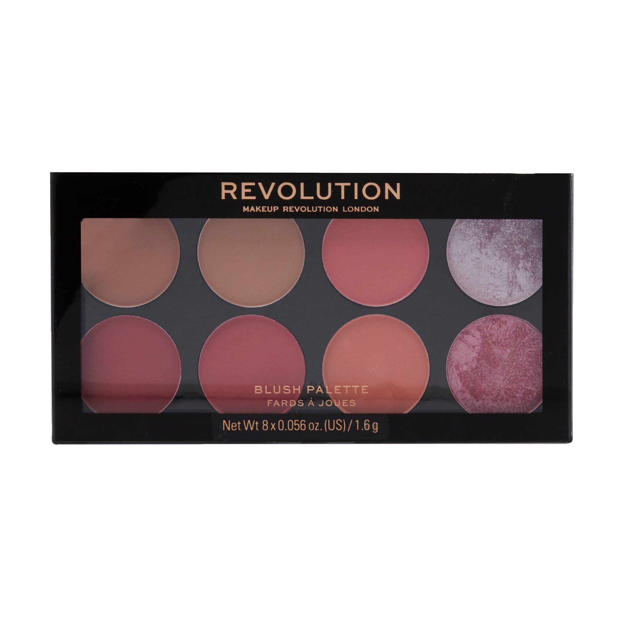

Палетка рум'ян для обличчя Makeup Revolution Ultra Blush Palette, Sugar and Spice, 12.8 г