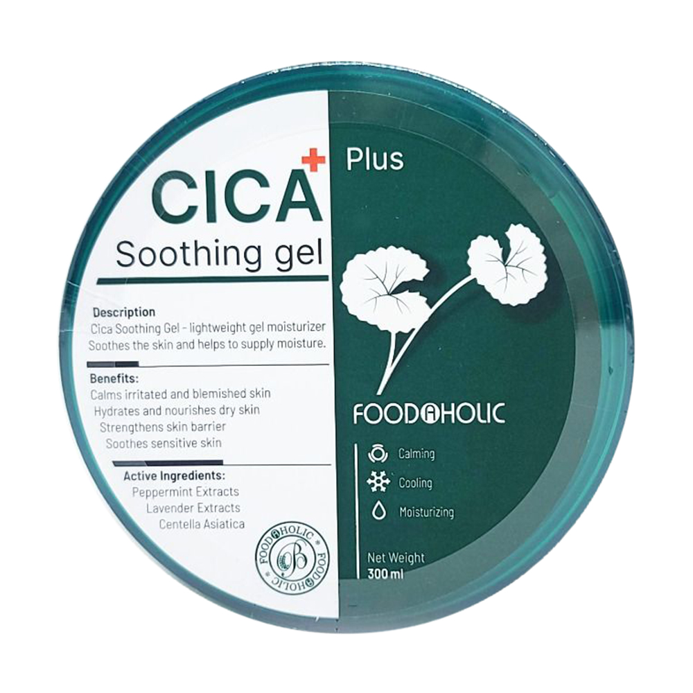 

Універсальний гель для обличчя та тіла Food A Holic Cica Plus Soothing Gel, 300 мл