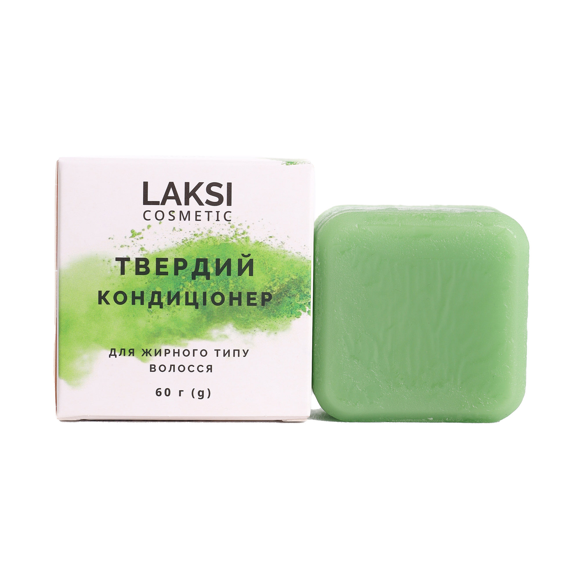 

Твердий кондиціонер Laksi Cosmetic для жирного волосся, 60 г