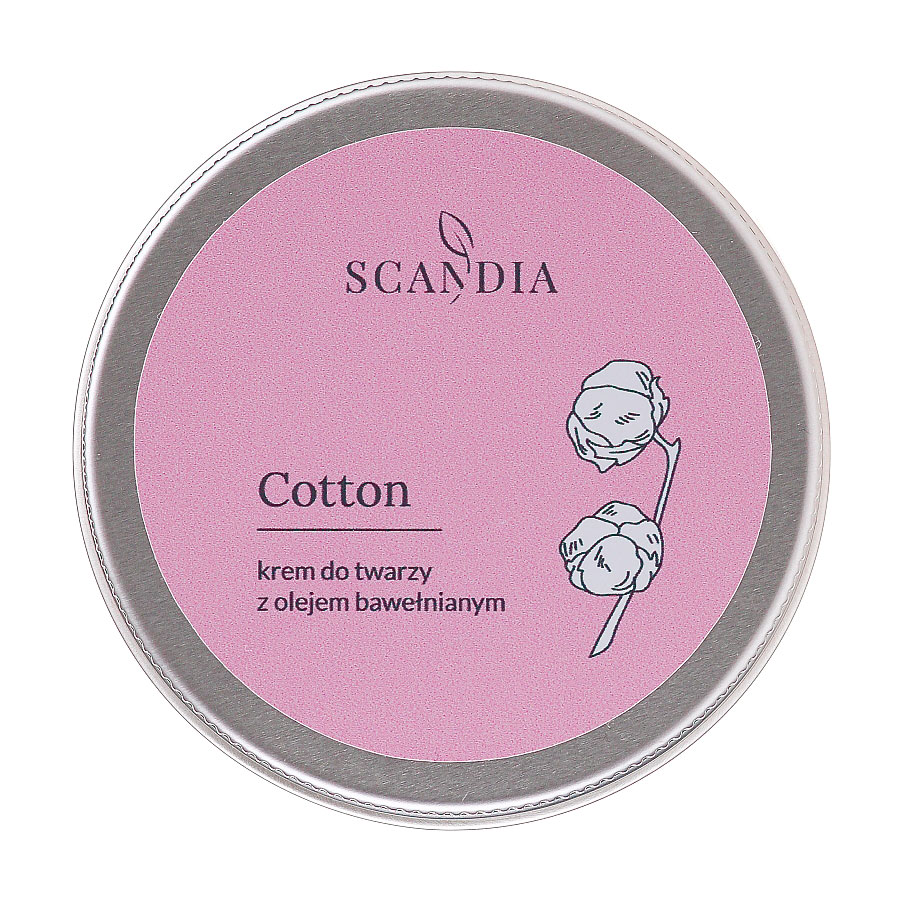 

Крем для обличчя Scandia Cosmetics Cotton з бавовняною олією, 50 мл