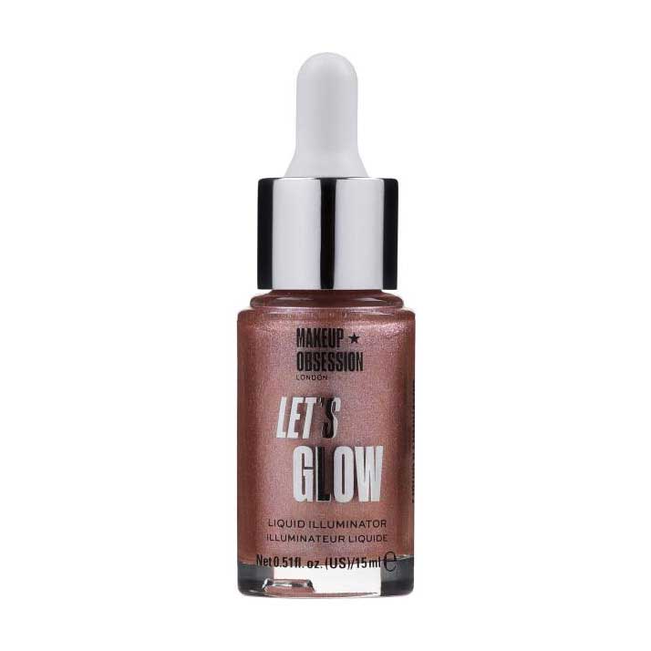 

Рідкий хайлайтер для обличчя Makeup Obsession Let's Glow Liquid Illuminator, Erotic, 15 мл