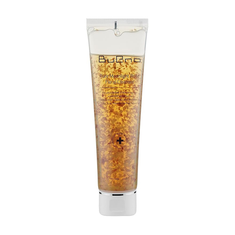 Гель для вмивання Bueno Pure Moonlight Rose Floral Cleanser із пелюстками троянд, 150 мл