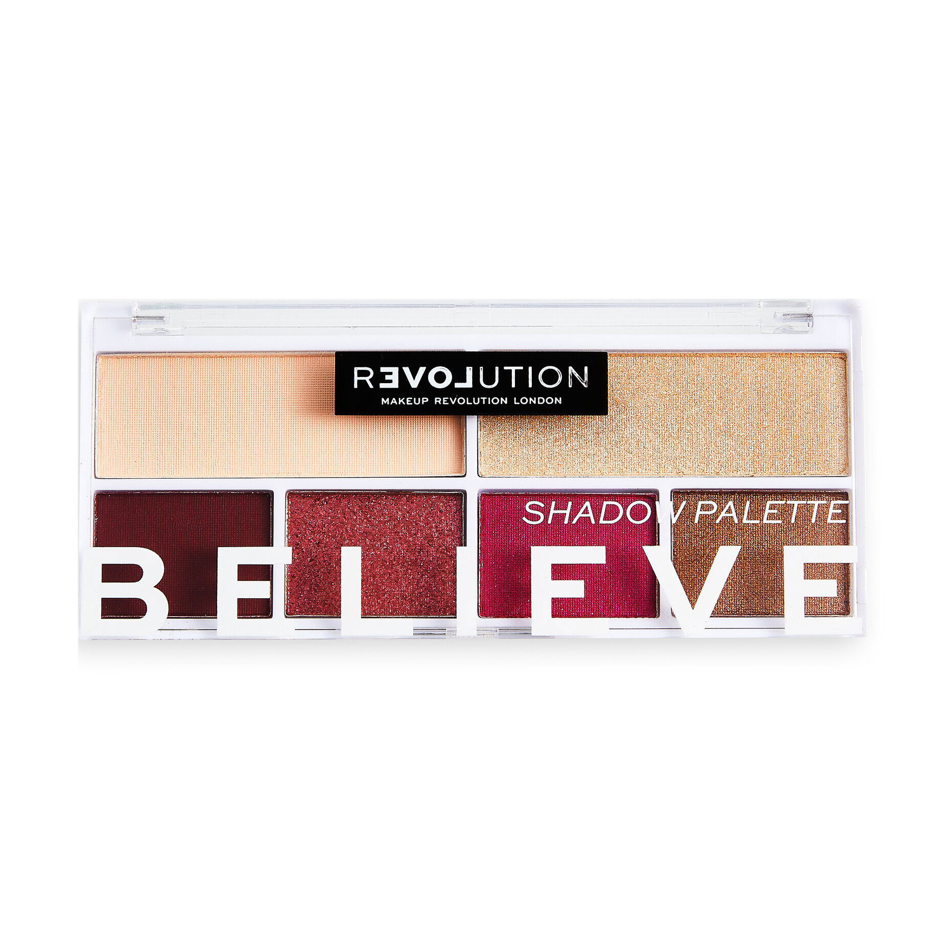 

Уцінка! Палетка тіней для повік Relove By Revolution Colour Play Shadow Palette, Believe, 5.2 г