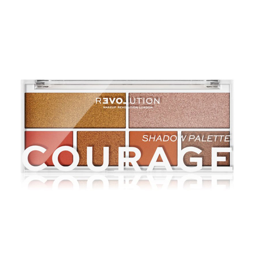 

Уцінка! Палетка тіней для повік Relove By Revolution Colour Play Shadow Palette, Courage, 5.2 г