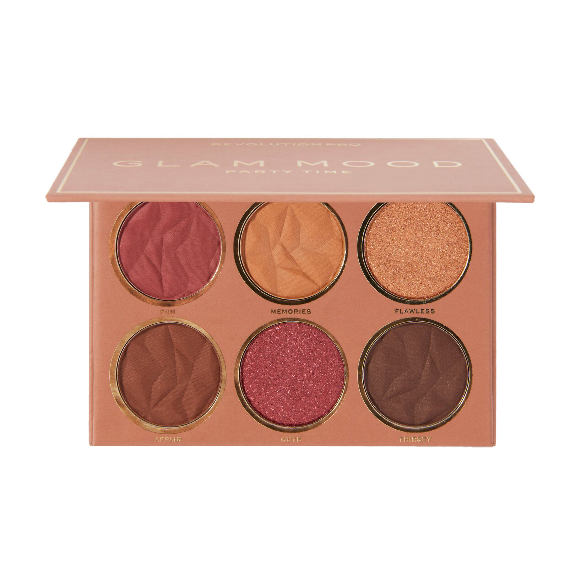 

Палетка тіней для повік Revolution Pro Glam Mood Eyeshadow Palette, Party Time, 12 г