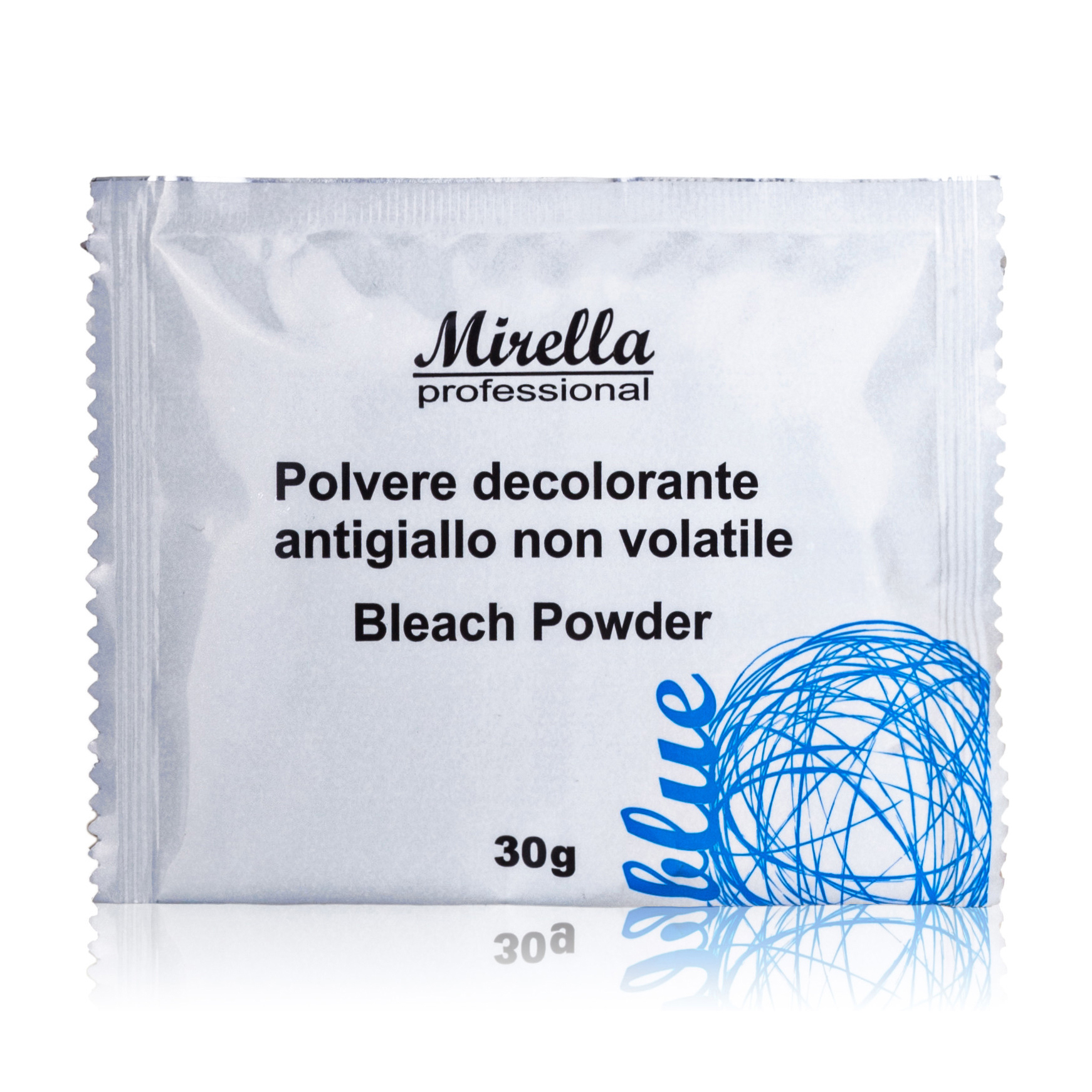 

Освітлювальна пудра для волосся Mirella Professional Антижовтий ефект, блакитна, 30 г (саше)