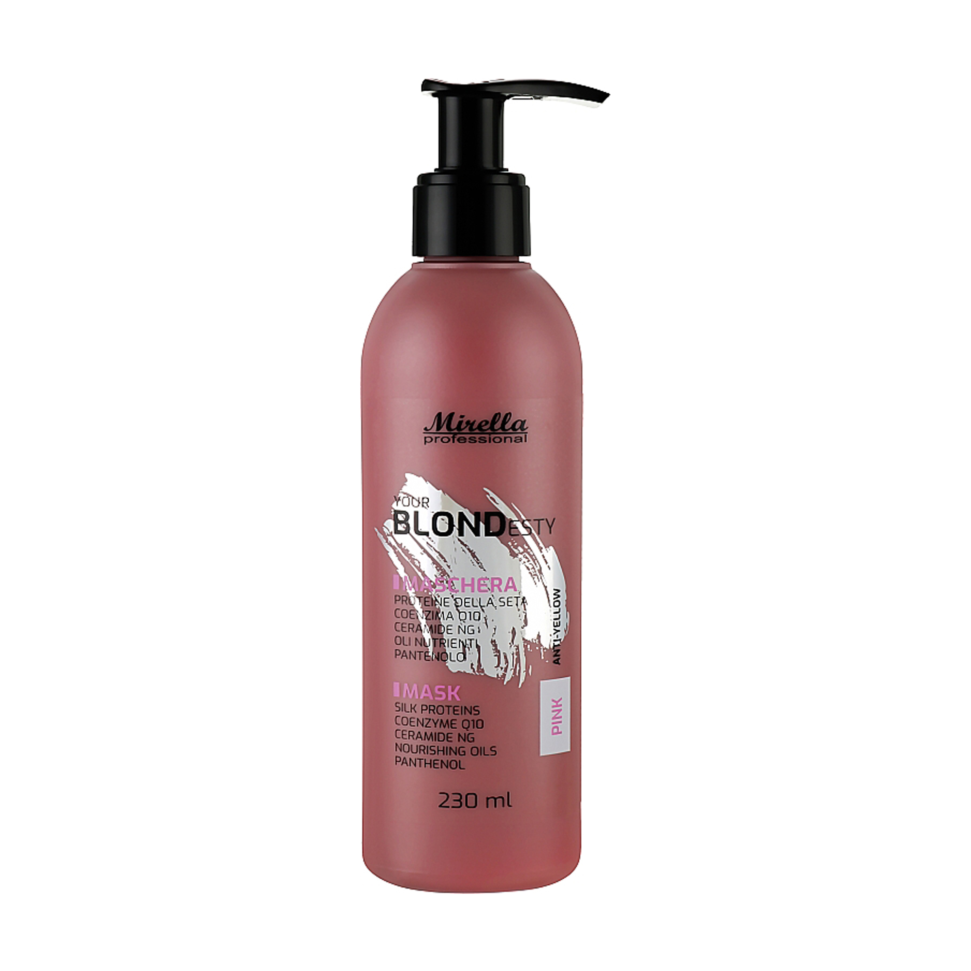 

Маска для волосся Mirella Professional Your Blondesty Pink з Q10 та керамідами, 230 мл