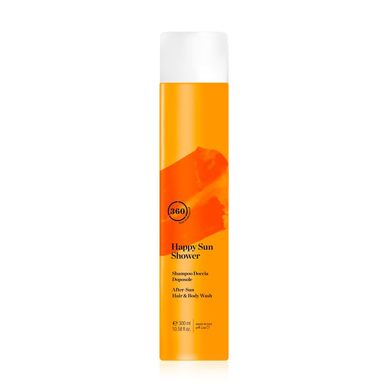 

Уцінка! Шампунь для волосся та тіла після засмаги 360 Hair Professional Happy Sun Shower After-Sun Hair & Body Wash, 300 мл