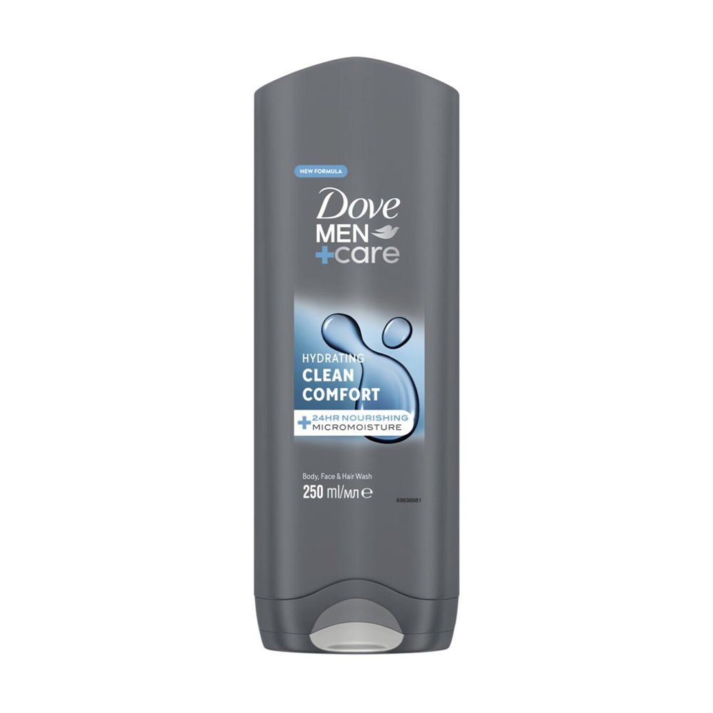 

Уцінка! Чоловічий гель для душу Dove Men + Care Чистота та комфорт, 250 мл